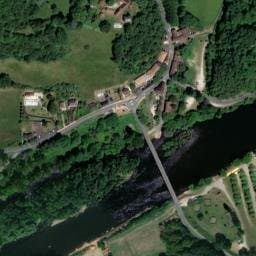 Vue satellite de Aire de la halte nautique à La Roque-Gageac