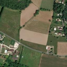 Vue satellite de Camping la Sagne à Domme