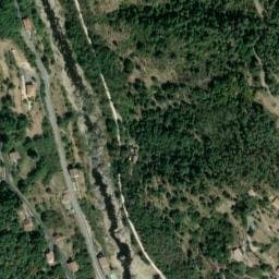 Vue satellite de Aire de repos à Saint-Maurice-en-Chalencon à Saint-Maurice-en-Chalencon