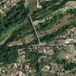 Vue satellite de Camping la Gare des Amis à Dunière-sur-Eyrieux