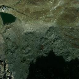 Vue satellite de Rifugio "Severino Bessone" al Lago Verde à Abriès-Ristolas