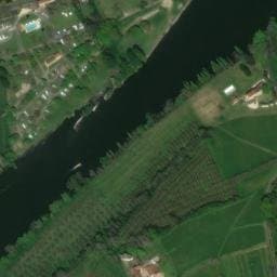 Vue satellite de La Plage à Vézac