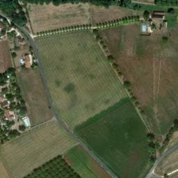 Vue satellite de Camping Le Bosquet à Vézac