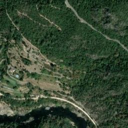 Vue satellite de Camping à Les Ollières-sur-Eyrieux à Les Ollières-sur-Eyrieux