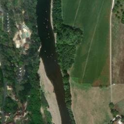 Vue satellite de Camping La Butte à Vézac