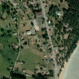 Vue satellite de Aire de camping-car communale Le Lac-d'Issarlès à Le Lac-d'Issarlès