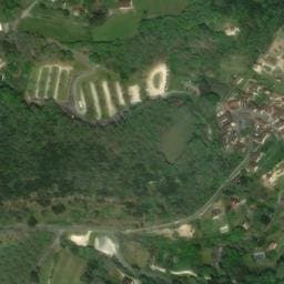Vue satellite de Aire de camping-car à Vézac (5) à Vézac