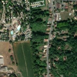 Vue satellite de Les Granges à Groléjac