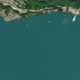 Vue satellite de Camping du Lac du Sautet à Ambel