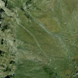 Vue satellite de Source du col bouchet à Abriès-Ristolas