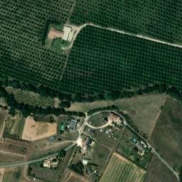 Vue satellite de Aire de Camping-cars Ferme de l'Autruche Drômoise à Montoison