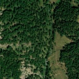 Vue satellite de bivouac possible à Château-Ville-Vieille