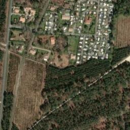 Vue satellite de La Pinède à Lège-Cap-Ferret