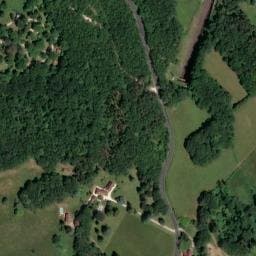 Vue satellite de Camping La Clairière écolieu de vacances à Rouffilhac