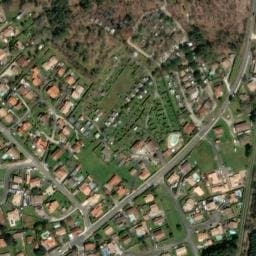 Vue satellite de Camping La Prairie à Lège-Cap-Ferret