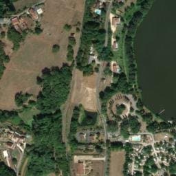 Vue satellite de Camping du Lac (2) à Groléjac
