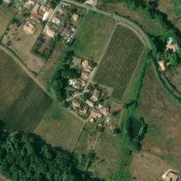 Vue satellite de Camping du Vieux Château à Saint-Jean-de-Blaignac
