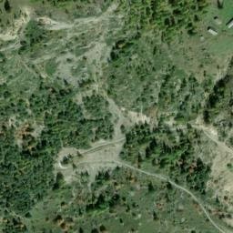 Vue satellite de Refuge de la Pousterle à Les Vigneaux
