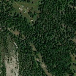 Vue satellite de Fontaine de l'Oriol de Ste-Marguerite à Saint-Martin-de-Queyrières