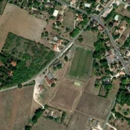 Vue satellite de La Métairie du Roc à Faux-en-Périgord