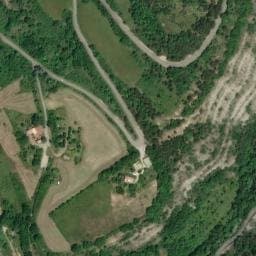 Vue satellite de Camping du Domaine La Belle Verte à Beaufort-sur-Gervanne