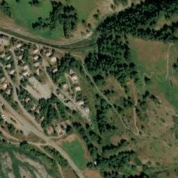 Vue satellite de Aire Camping car Abriès-Ristolas à Molines-en-Queyras