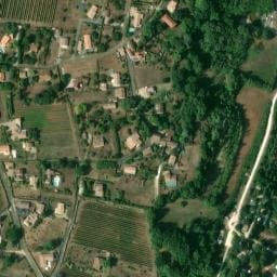 Vue satellite de Camping du Vieux Château à Saint-Vincent-de-Pertignas