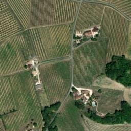 Vue satellite de Château du Haut Pezaud à Monbazillac
