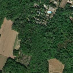 Vue satellite de Camping Ushuaïa Villages "Les Pialades" à Nabirat