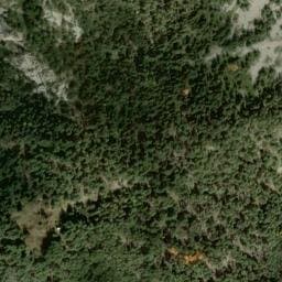Vue satellite de Les Aiguilles à La Roche-de-Rame