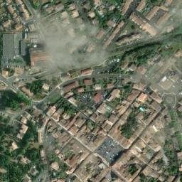 Vue satellite de Aire de camping-car à Madirac à Madirac
