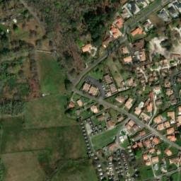 Vue satellite de Camping La Cigale à Lège-Cap-Ferret