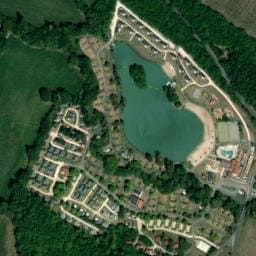Vue satellite de Pomport Beach à Cunèges