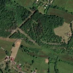 Vue satellite de Camping naturiste Le Champ de Guiral à Payrac