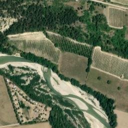 Vue satellite de Aire naturelle La Condamine à Sainte-Croix