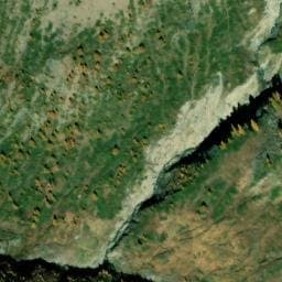 Vue satellite de Bergerie du Vallounet à Abriès-Ristolas
