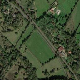 Vue satellite de Camping a la Ferme en Paille à Bio