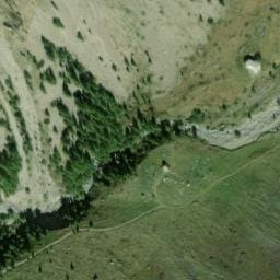 Vue satellite de Refuge du Pré de La Chaumette à Champoléon