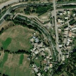 Vue satellite de Gîte d'Étape Les Astragales à Château-Ville-Vieille
