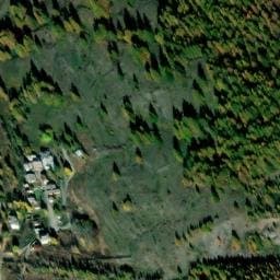 Vue satellite de Gite 7 Degres Est à Abriès-Ristolas