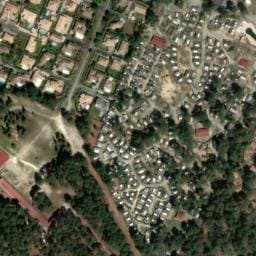 Vue satellite de Camping Les Goelands à Lège-Cap-Ferret