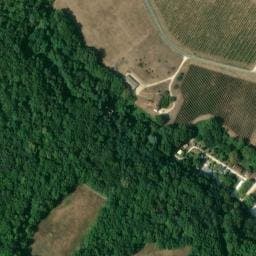 Vue satellite de Camping de Blasimon à Mérignas