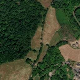 Vue satellite de Gîte la forêt du dragon - la chambre bouleau à Murols