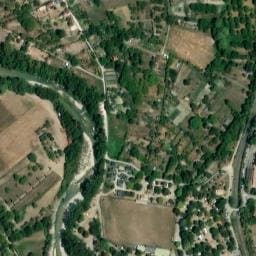 Vue satellite de Aire de camping-car à Ponet-et-Saint-Auban à Ponet-et-Saint-Auban