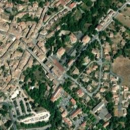 Vue satellite de Aire de camping-car à Ponet-et-Saint-Auban (2) à Ponet-et-Saint-Auban