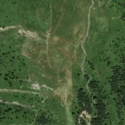 Vue satellite de Cabane de l'Aup (Dévoluy) à Monestier-d'Ambel