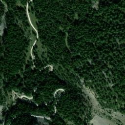 Vue satellite de Cabane du Plan du Vallon à Arvieux