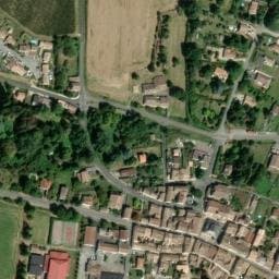 Vue satellite de Aire de camping-cars de Pellegrue à Pellegrue