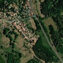 Vue satellite de Les Pins à Saint-Alban-en-Montagne