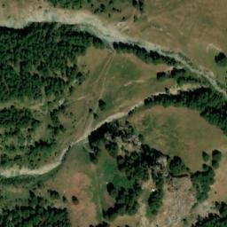 Vue satellite de Cabane de Peyroun à Abriès-Ristolas